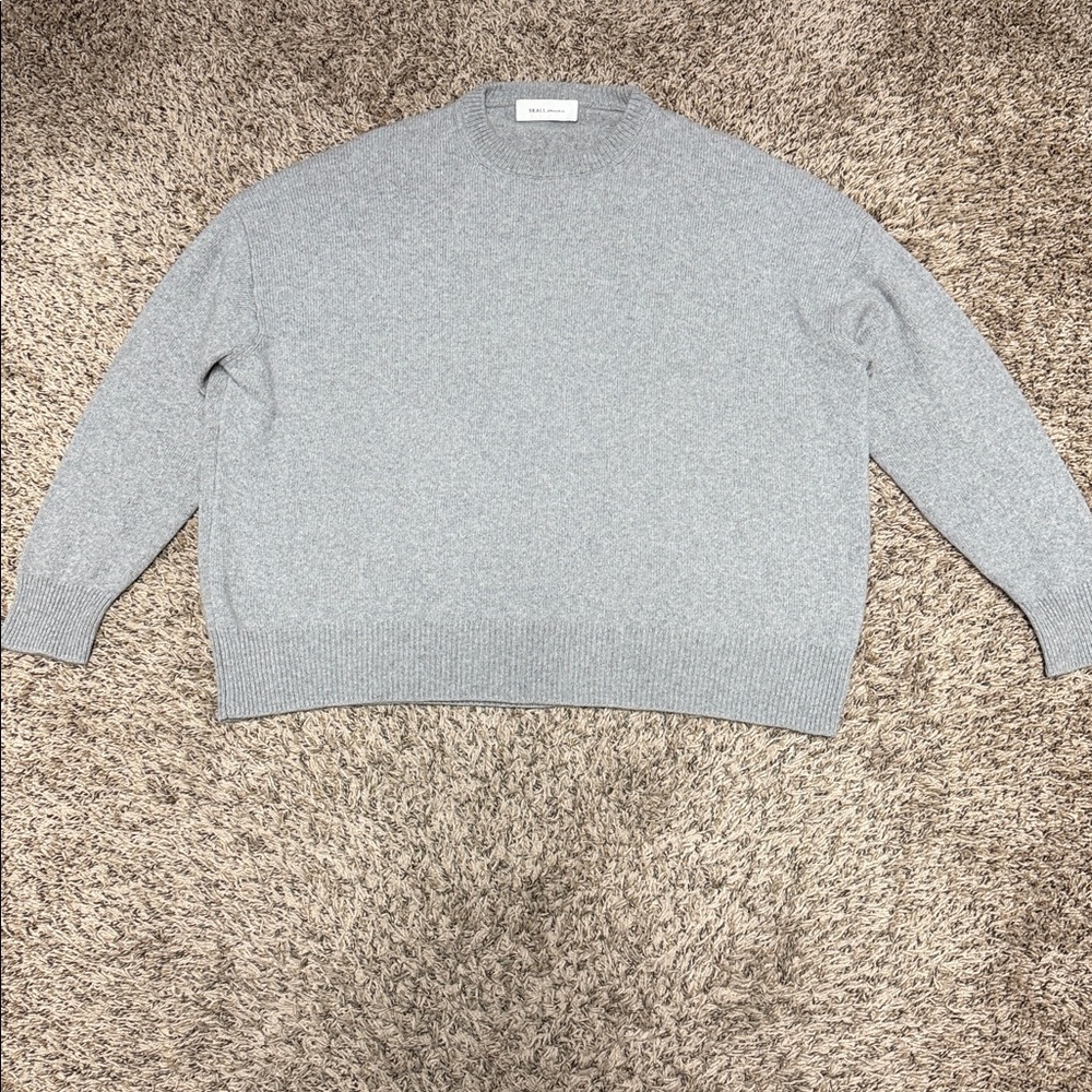 Gray Knit Sweater by Skall Studio